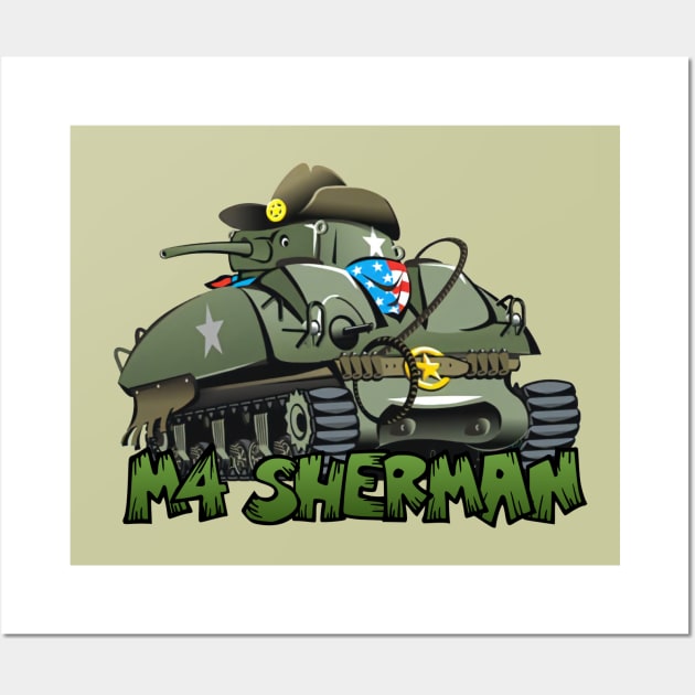 M4 Sherman Wall Art by leetwin